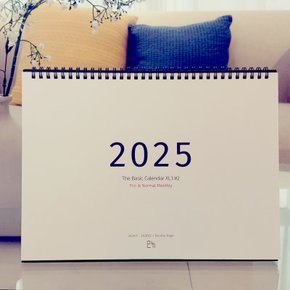 2025 모뉴 더베이직 캘린더 XL3 (A4 분기 3개월 2025년 달력 업무용)