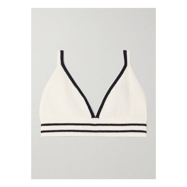 스트라이프 캐시미어 브라렛 크림 1647597357779097