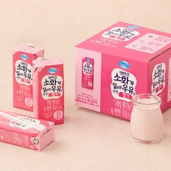 덴마크 소화가잘되는우유로 만든 딸기 190mL*12개입