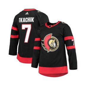 맨즈 Brady Tkachuk 블랙 Ottawa Senators 홈 어센틱 프로 플레이어 저지 3425512