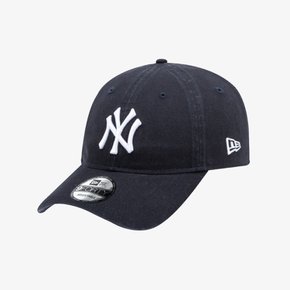 [스타필드하남] 뉴에라 MLB 워시드 베이직 뉴욕 양키스 언스트럭쳐 볼캡 네이비 / 13086349