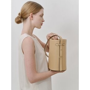 Maceta bucket bag - sand