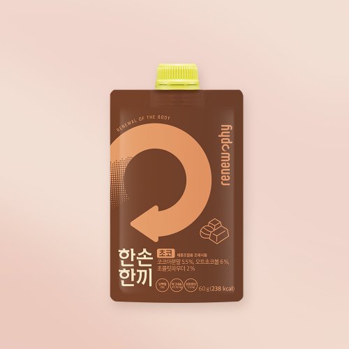 한손한끼 식사대용 단백질 쉐이크 35개입 초코