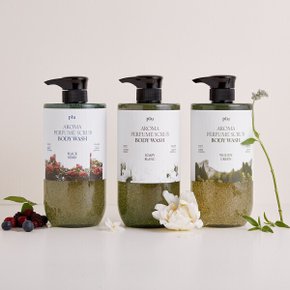 아로마 퍼퓸 스크럽 바디워시 1000ml (3향 중 택1) +바디스크럽 30g 1개 증정