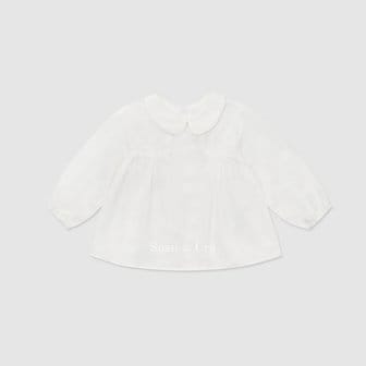 슈슈앤크라 mini 미엘로 카라 셔츠 ㅡ 바닐라화이트