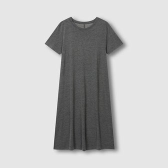 JAJU 여 소프트 반팔 파자마 원피스 J206203067085