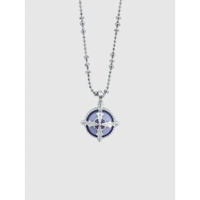 Cross vintage necklace - Purple