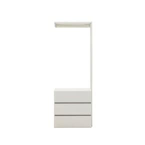 [S머니5%][비밀혜택가]뉴로브 에센셜 드레스룸 3단서랍행거형 78cm 연결형