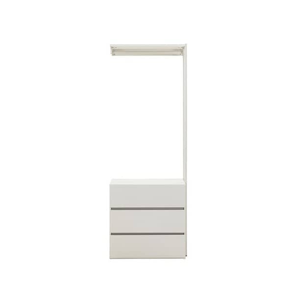[S머니5%][비밀혜택가]뉴로브 에센셜 드레스룸 3단서랍행거형 78cm 연결형