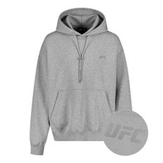 [코엑스몰] UFC 리플렉티브 로고 오버핏 후드티 멜란지그레이 U2HDV1308MG