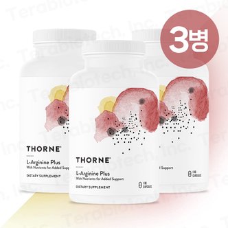 쏜리서치 [무료배송] 퍼퓨시아 아르기닌 플러스 SR Thorne Perfusia-SR Plus 180캡슐 3병