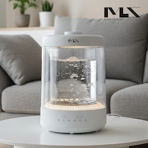 가열식 가습기 4L MS-4000HG 유리 대용량 분리형 물멍 가습기 신생아 아기_ A