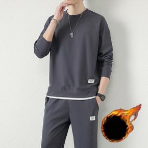 남자 겨울 기모 트레이닝 세트 맨투맨 조거팬츠 츄리닝 (S11749434)