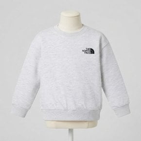 노스페이스 키즈 키즈 고 투 스웻셔츠 HEATHER_GRAY NM5MS02S