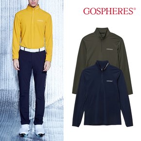 고스피어 GOSPHERES MAN NECK LOGO FLEECE MID LAYER_PM2FLT08