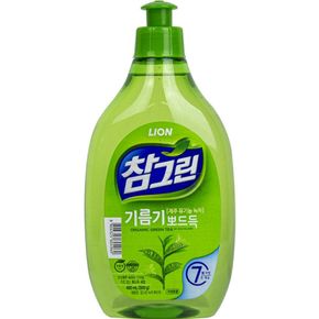 LION 참그린 기름기뽀드득 녹차 500g