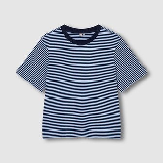 JAJU 여 헤비 코튼 반팔 티셔츠 J116901003054