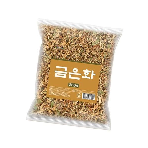 [굿소일] 말린 금은화 인동초꽃 원물 건재 250g (S10451640)