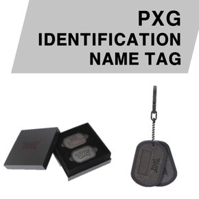 [카네정품]PXG IDENTIFICATION NAME TAG 아이덴티 네임택 군번줄 스타일 (네임택 서비스 가능)