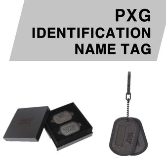 PXG [카네정품]PXG IDENTIFICATION NAME TAG 아이덴티 네임택 군번줄 스타일 (네임택 서비스 가능)