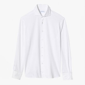 ORIAN 오리안 엑티브 슬림 화이트 셔츠 ACTIVE SLIM SHIRT(SOILD) WHITE