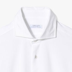 ORIAN 오리안 엑티브 슬림 화이트 셔츠 ACTIVE SLIM SHIRT(SOILD) WHITE