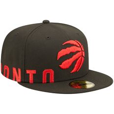 [해외] 784491 뉴에라 모자 NBA 토론토 랩터스 Side Split 59FIFTY Fitted Hat Black