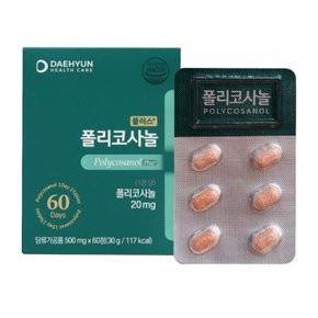 플러스 폴리코사놀 500mg x 60정 당일배송