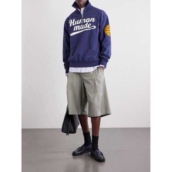 로고 코튼 저지 집업 스웨트셔츠 46376663163003564