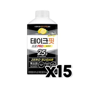 테이크핏 프로 레몬 제로슈가 단백질음료 450ml x 15개