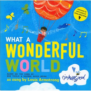 What a Wonderful World (Hardcover+ Audio CD) - 루이 암스트롱 원곡 수록