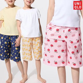 UNIQLO 유니클로 키즈 걸즈 여아 홈웨어 리라코 여름 바지