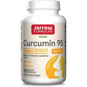 자로우 포뮬러스 커큐민 95 500mg 터메릭 추출물 강황 Jarrow Formulas Curcumin 95 120캡슐