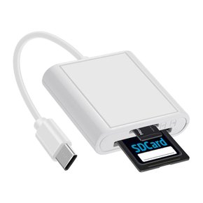 USB C타입 카드리더기 TF MicroSD SD 카드 8GB~256GB 노트북 PC 메모리카드 문서 사진 영상 파일전송