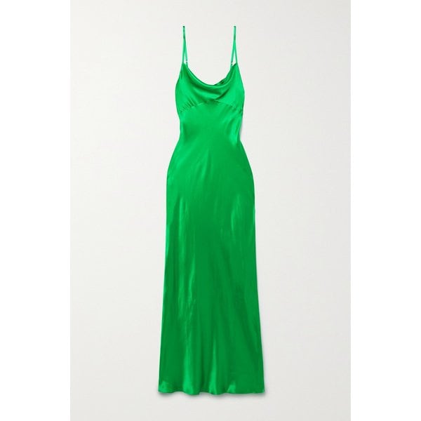 로사모사리오 드레이프 실크 새틴 맥시 원피스 1647597311243482