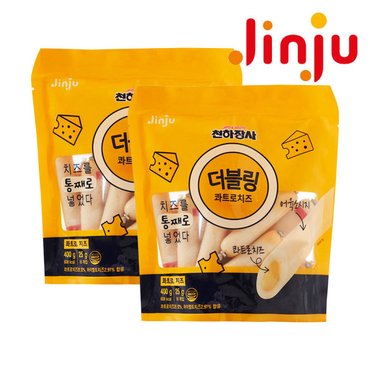  진주 천하장사 더블링 콰트로치즈 400g X 2개