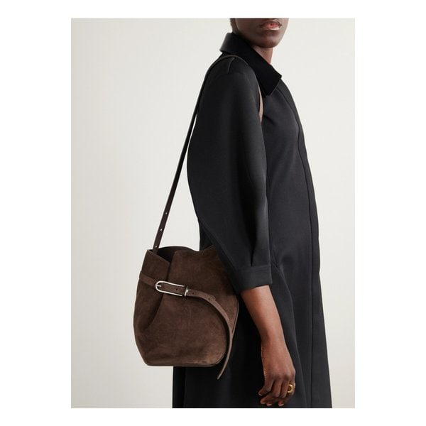 리프너 버클 스웨이드 버킷백 46376663162883538