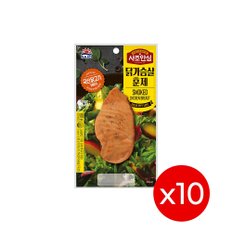기타 사조안심 닭가슴살 훈제 100g 10봉