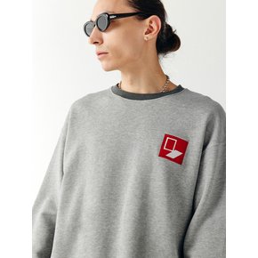 Door`Box Sweat Shirt (Mix-Gray)