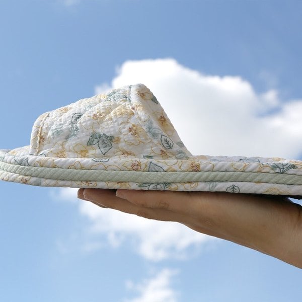 푹신한 3중쿠션 면실내화 세탁가능 미끄럼방지 거실화