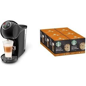 영국 드롱기 커피머신 DeLonghi Nescafe Dolce Gusto Genio S Plus 블랙 72 Starbucks Caramel M