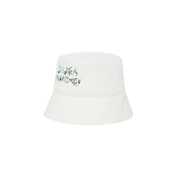 플라워 로고 자수 버킷햇 2413121006000