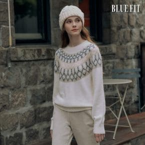 [론칭가79,000원→3만원↓] 블루핏 25FW 노르딕 니트풀오버