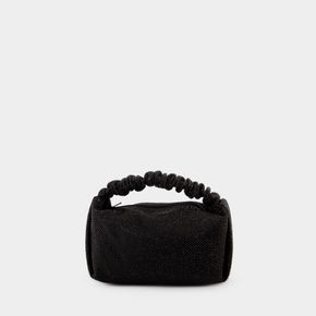 미니 헤어밴드 가방 블랙 Mini Scrunchie Bag - Alexander Wang - Polyester - Black 54065695