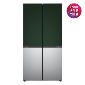 {공식} LG 디오스 오브제컬렉션 냉장고 M875SGS021S (875L)