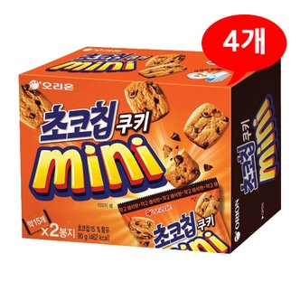 올인원마켓 (7201961) 미니 초코칩 쿠키 90gx4개