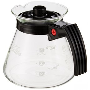 칼리타 Kalita 커피 서버 내열 유리제 500ml 2~4인용 N 31205 전자레인지 OK메모리 첨부