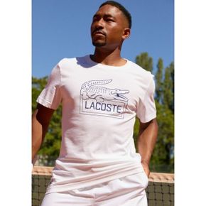 4731016 Lacoste ROLAND GARROS - Print T-shirt white