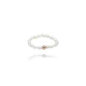 Zelda Fresh water pearl 14k Gold Ring