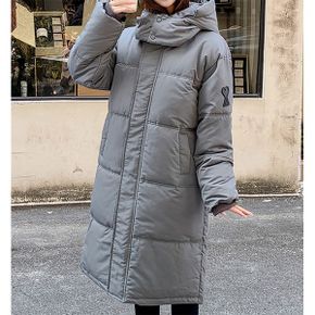 베이식스 후드 집업 롱 패딩점퍼 BFFAEE_P376982521